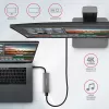 Hub USB Axagon HMC-5G21 10Gbps, 2x USB-A, 2x USB-C, HDMI 4k/30Hz, PD 60W, cable USB-C