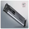Axagon EEM2-SD2 USB-C 10Gbps - caja con pantalla para SSD M.2 NVMe y SATA