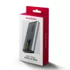 Axagon EEM2-SD2 USB-C 10Gbps - caja con pantalla para SSD M.2 NVMe y SATA