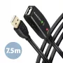 Cable alargador USB Axagon ADR-207 7,5 m USB 2.0 negro