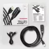 Cable alargador USB Axagon ADR-207 7,5 m USB 2.0 negro
