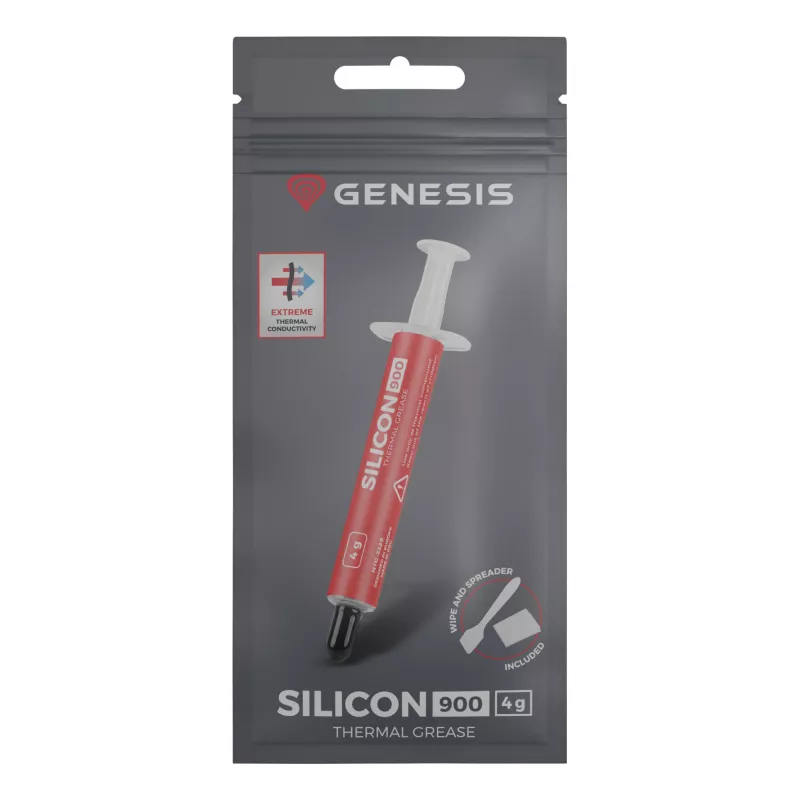 GENESIS Silicon 900 NTG-2329 pasta térmica, 4 g, 12,8 W/m·K