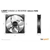 Ventilador para caja de PC be quiet! Light Wings LX 120 mm PWM Reverse negro 12 cm 1 ud.