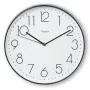 Reloj de cuarzo Hama Corsica redondo negro blanco pila AA 30 cm