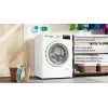 Lavadora de carga frontal Bosch WAN2405MPL, 7 kg, 1200 rpm, clase de eficiencia energética A, pantalla LED, blanca