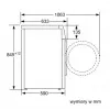 Lavadora de carga frontal Bosch WAN2405MPL, 7 kg, 1200 rpm, clase de eficiencia energética A, pantalla LED, blanca