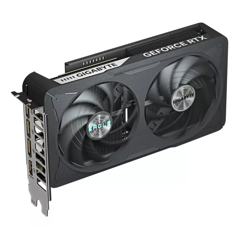 Tarjeta gráfica GIGABYTE GeForce RTX 5060 8 GB GDDR7, PCIe 5.0, 128 bits, 3840 CUDA, 2 slots, WINDFORCE 2X