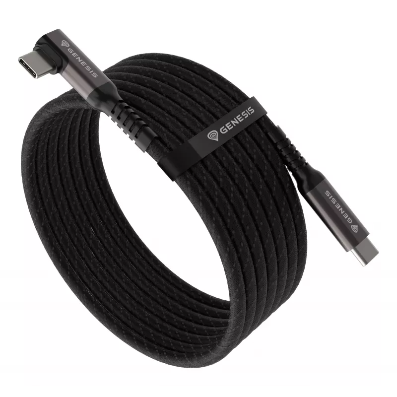 Cable USB GENESIS NVC-2218 USB 3.2 Gen 2 (3.1 Gen 2) 3 m USB C negro, gris