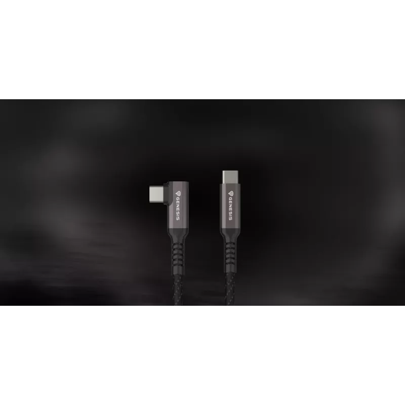 Cable USB GENESIS NVC-2219 USB 3.2 Gen 2 (3.1 Gen 2) 5 m USB C negro, gris
