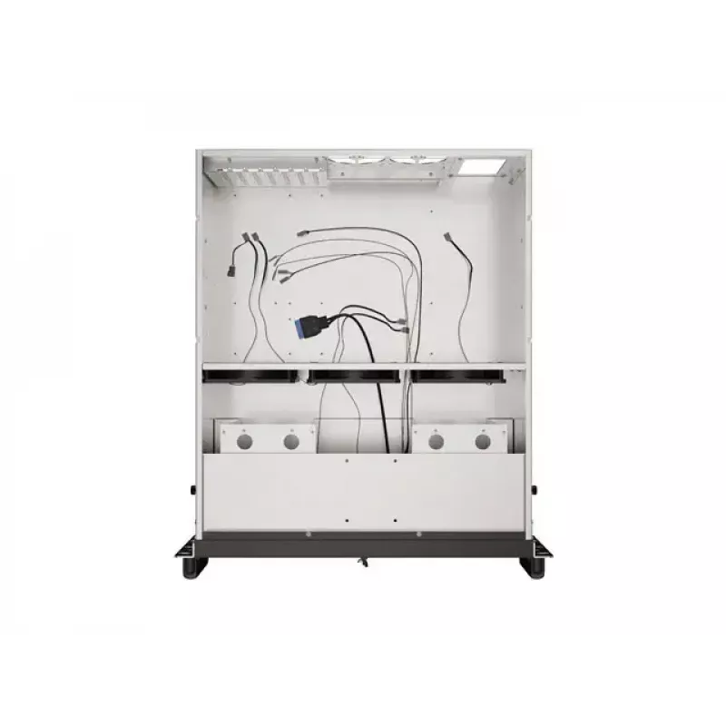 Caja rack Lanberg SC01-5204-12B 4U negra 5 ventiladores