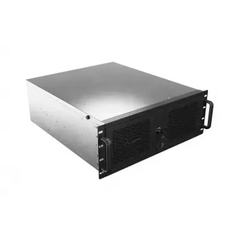 Caja rack Lanberg SC01-5204-12B 4U negra 5 ventiladores