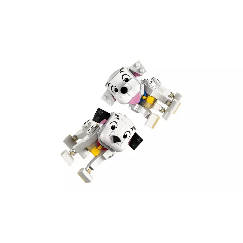 Juguete de construcción LEGO Disney Classic Cachorros Lucky y Penny Set 43271, 268 piezas, altura 90 mm, edad 6+