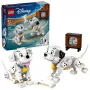 Juguete de construcción LEGO Disney Classic Cachorros Lucky y Penny Set 43271, 268 piezas, altura 90 mm, edad 6+