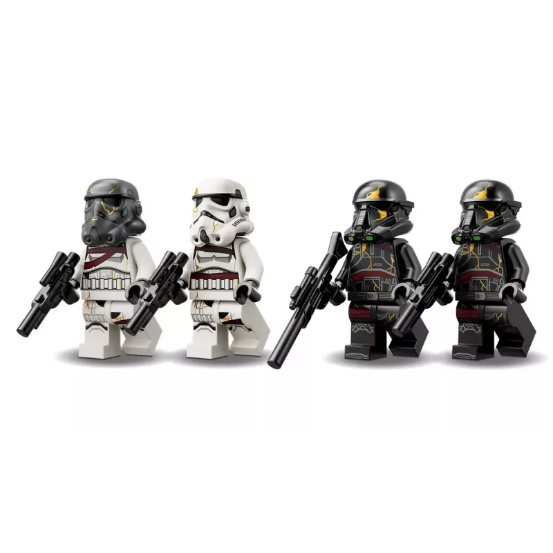 Juguete de construcción LEGO Star Wars Set 75412 Death Trooper Night Trooper, 119 piezas, 4 minifiguras, modelo 60×90×70 mm