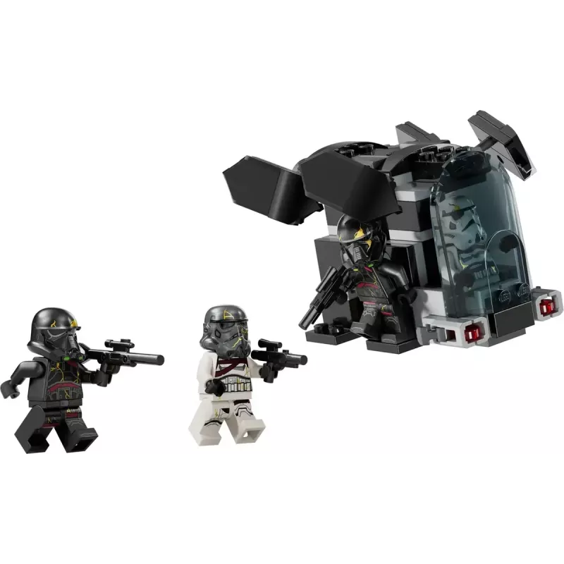Juguete de construcción LEGO Star Wars Set 75412 Death Trooper Night Trooper, 119 piezas, 4 minifiguras, modelo 60×90×70 mm
