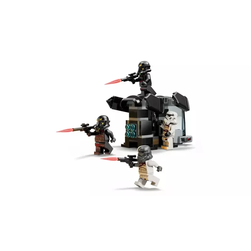 Juguete de construcción LEGO Star Wars Set 75412 Death Trooper Night Trooper, 119 piezas, 4 minifiguras, modelo 60×90×70 mm