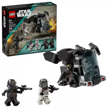 Juguete de construcción LEGO Star Wars Set 75412 Death Trooper Night Trooper, 119 piezas, 4 minifiguras, modelo 60×90×70 mm