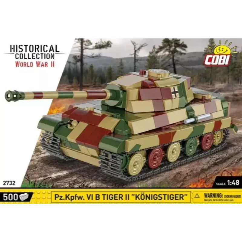 COBI 2732 Historical Collection juego de construcción Pz.Kpfw. VI B Tiger II Königstiger, 500 piezas, 1:48
