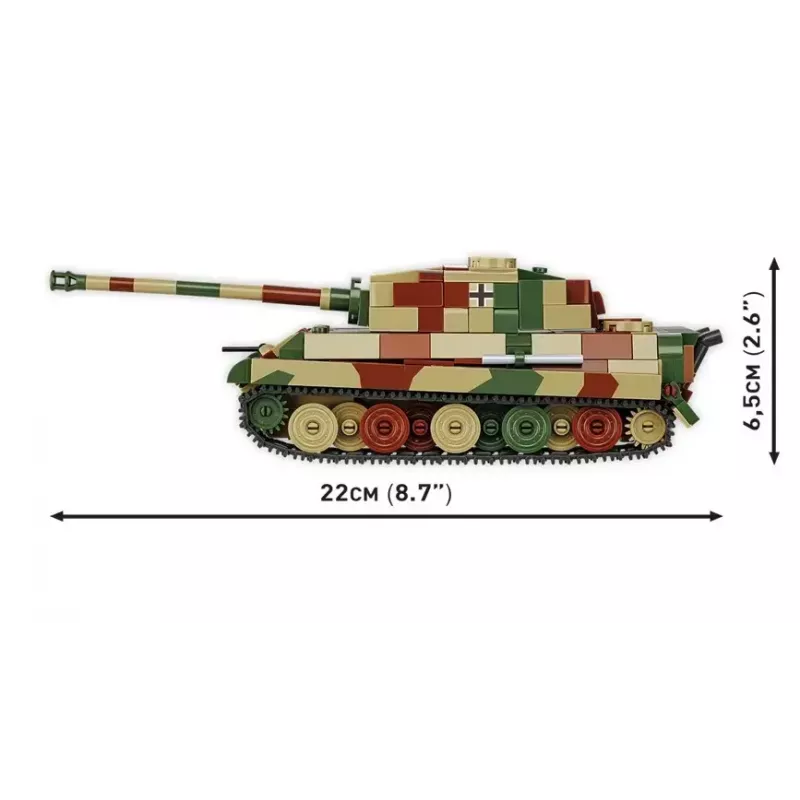COBI 2732 Historical Collection juego de construcción Pz.Kpfw. VI B Tiger II Königstiger, 500 piezas, 1:48