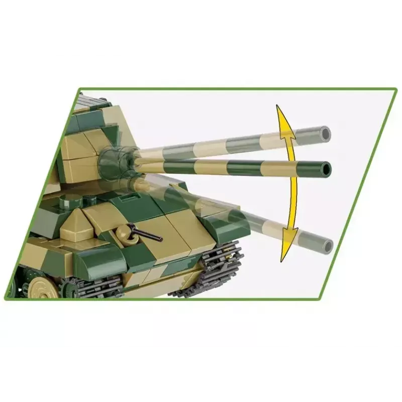 COBI 2733 Historical Collection juego de construcción Panzerjäger Tiger Ausf. B Jagdtiger, 528 piezas, 1:48