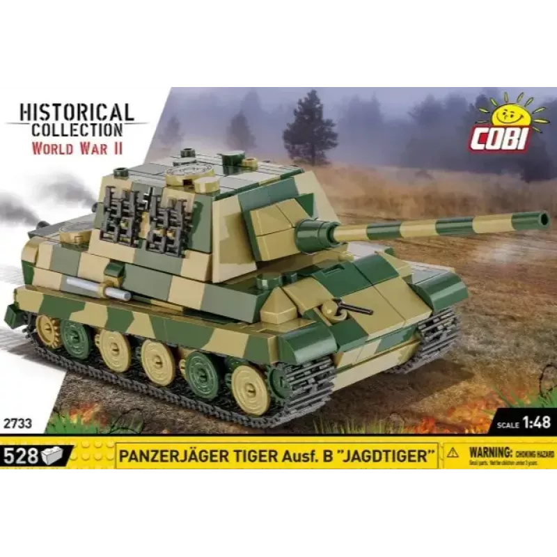 COBI 2733 Historical Collection juego de construcción Panzerjäger Tiger Ausf. B Jagdtiger, 528 piezas, 1:48