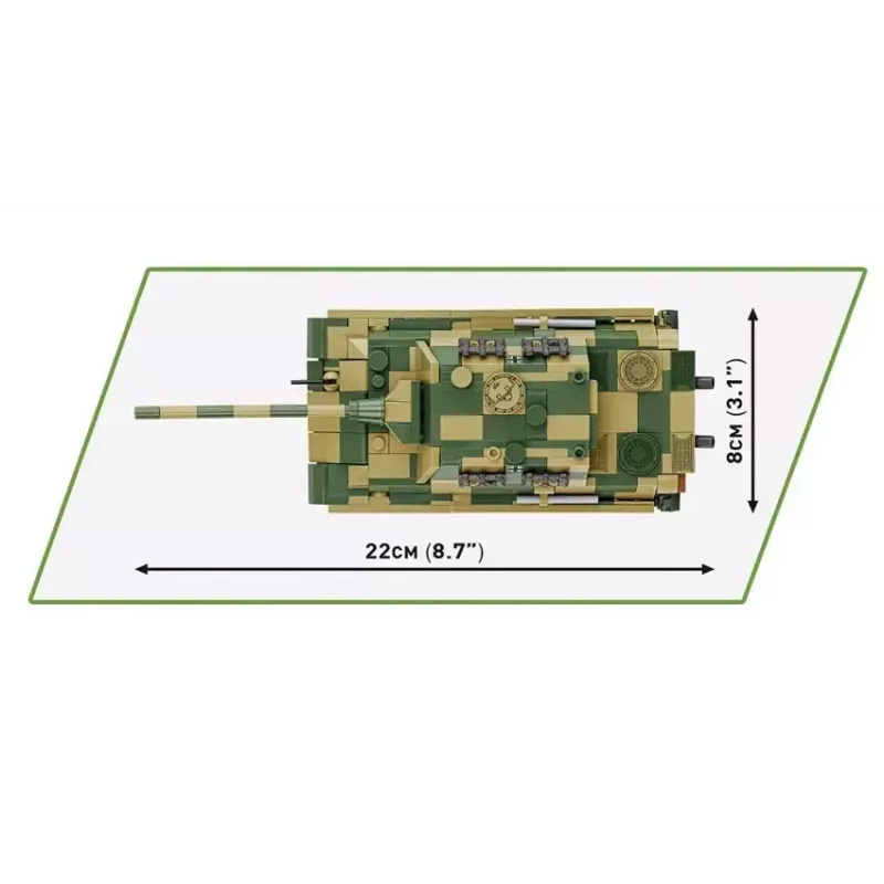 COBI 2733 Historical Collection juego de construcción Panzerjäger Tiger Ausf. B Jagdtiger, 528 piezas, 1:48