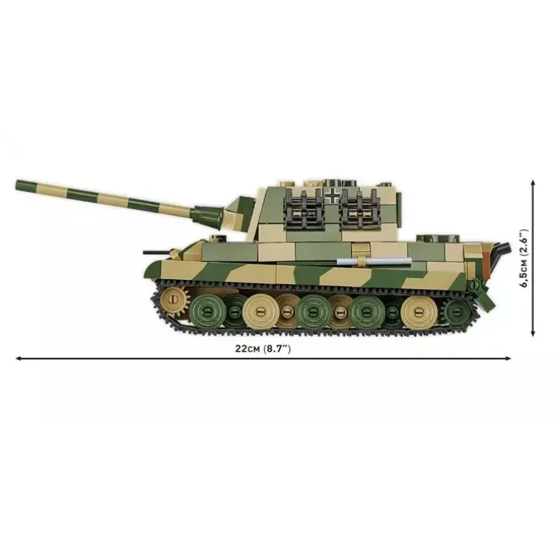 COBI 2733 Historical Collection juego de construcción Panzerjäger Tiger Ausf. B Jagdtiger, 528 piezas, 1:48