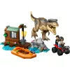 Set de construcción LEGO dinosaurio T. rex River Escape 76975 — 199 piezas, 2 minifiguras, edad 5+