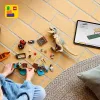 Set de construcción LEGO dinosaurio T. rex River Escape 76975 — 199 piezas, 2 minifiguras, edad 5+