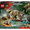 Set de construcción LEGO dinosaurio T. rex River Escape 76975 — 199 piezas, 2 minifiguras, edad 5+