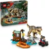 Set de construcción LEGO dinosaurio T. rex River Escape 76975 — 199 piezas, 2 minifiguras, edad 5+