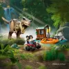 Set de construcción LEGO dinosaurio T. rex River Escape 76975 — 199 piezas, 2 minifiguras, edad 5+