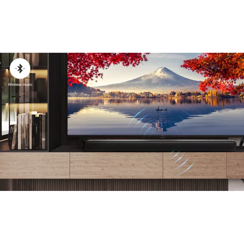 TCL S S55H Class barra de sonido 2.1 canales con Dolby Atmos, subwoofer inalámbrico y streaming de música por Bluetooth