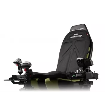 Alfombrilla controladora de carreras Next Level Racing HF8 PRO Haptic Feedback negra — alfombrilla gaming con feedback háptico