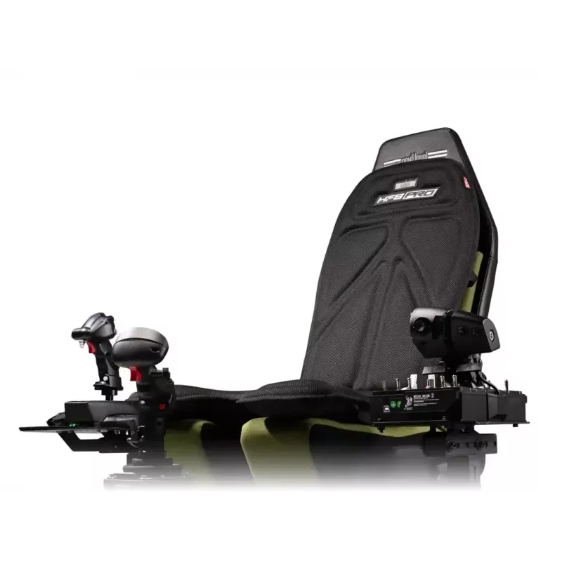 Alfombrilla controladora de carreras Next Level Racing HF8 PRO Haptic Feedback negra — alfombrilla gaming con feedback háptico