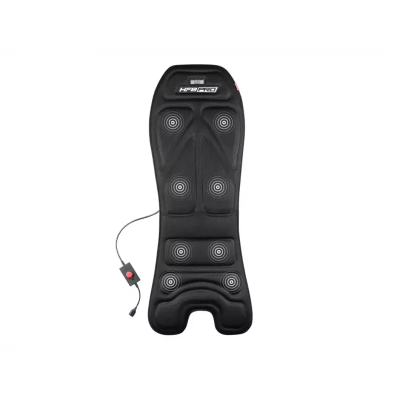 Alfombrilla controladora de carreras Next Level Racing HF8 PRO Haptic Feedback negra — alfombrilla gaming con feedback háptico