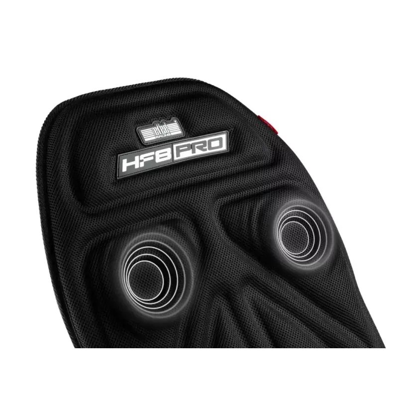 Alfombrilla controladora de carreras Next Level Racing HF8 PRO Haptic Feedback negra — alfombrilla gaming con feedback háptico