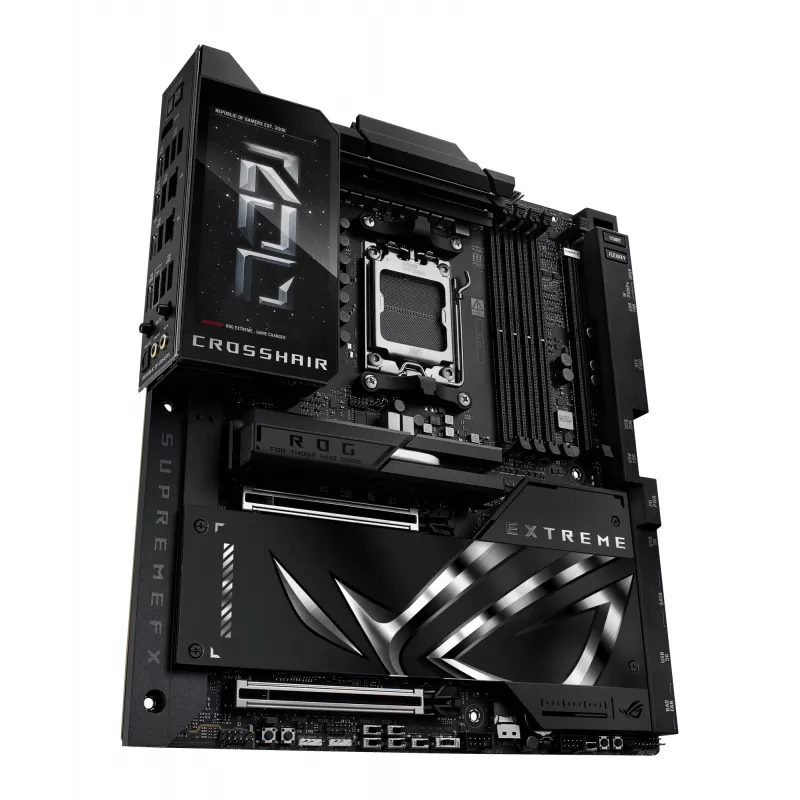 Placa base ASUS ROG CROSSHAIR X870E EXTREME — AMD X870E, socket AM5, Extended ATX, DDR5, 4 DIMM, Wi‑Fi 7, 5 Gb LAN, 5x M.2