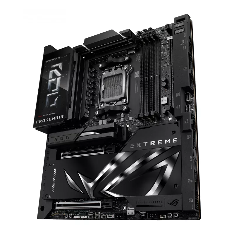 Placa base ASUS ROG CROSSHAIR X870E EXTREME — AMD X870E, socket AM5, Extended ATX, DDR5, 4 DIMM, Wi‑Fi 7, 5 Gb LAN, 5x M.2
