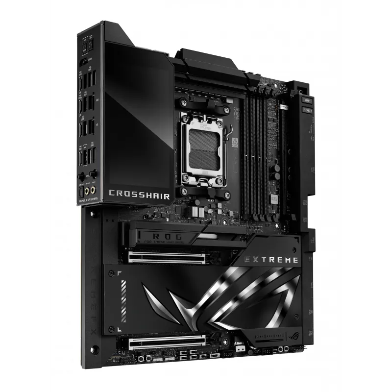 Placa base ASUS ROG CROSSHAIR X870E EXTREME — AMD X870E, socket AM5, Extended ATX, DDR5, 4 DIMM, Wi‑Fi 7, 5 Gb LAN, 5x M.2