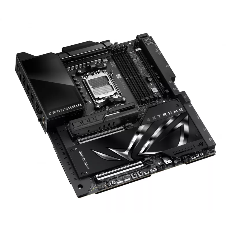 Placa base ASUS ROG CROSSHAIR X870E EXTREME — AMD X870E, socket AM5, Extended ATX, DDR5, 4 DIMM, Wi‑Fi 7, 5 Gb LAN, 5x M.2