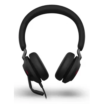 Auriculares Jabra Evolve2 40 SE con cable diadema llamadas/música USB Type-C / USB Type-A negro
