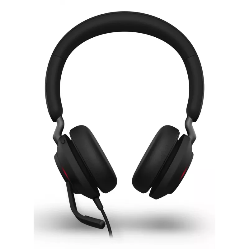 Auriculares Jabra Evolve2 40 SE con cable diadema llamadas/música USB Type-C / USB Type-A negro