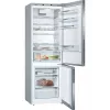 Frigorífico combi Bosch Serie 6 KGE49AICA, independiente, acero inoxidable, 419 l (302 l frigorífico / 117 l congelador), altura A 2010 mm