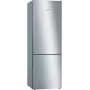 Frigorífico combi Bosch Serie 6 KGE49AICA, independiente, acero inoxidable, 419 l (302 l frigorífico / 117 l congelador), altura A 2010 mm
