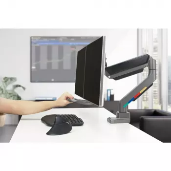 Brazo para doble monitor Kensington SmartFit K58272WW pinza/ojal 18 kg