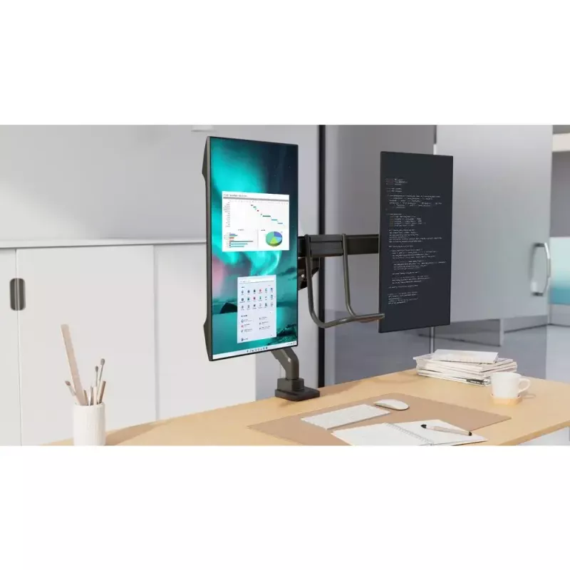 Brazo para doble monitor Kensington SmartFit K58272WW pinza/ojal 18 kg