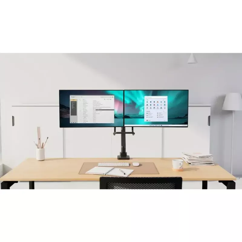 Brazo para doble monitor Kensington SmartFit K58272WW pinza/ojal 18 kg