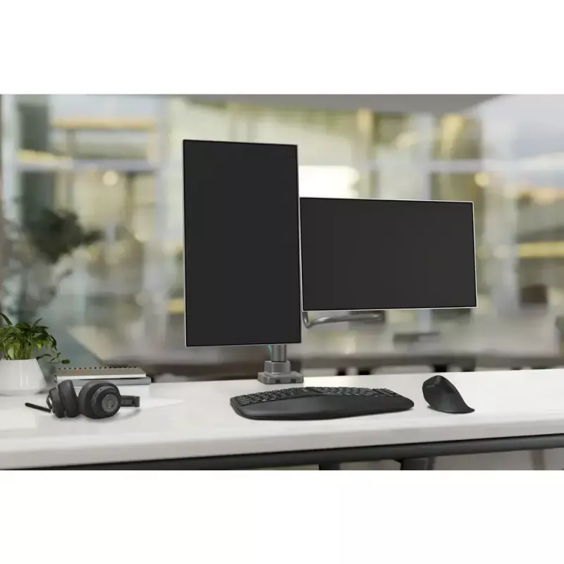 Brazo para doble monitor Kensington SmartFit K58272WW pinza/ojal 18 kg