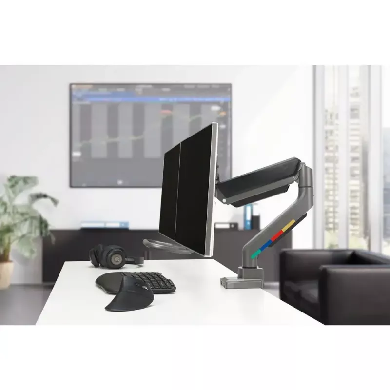 Brazo para doble monitor Kensington SmartFit K58272WW pinza/ojal 18 kg